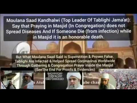 The Global Head of Jamaat Tableegh Saad Kandalwi's ignorance of Corona exposed.