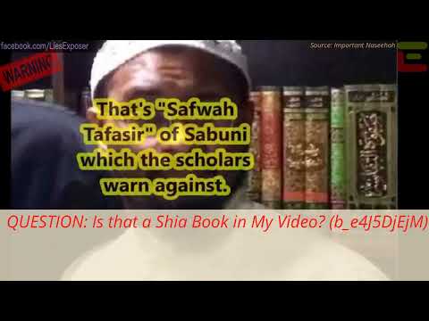 QUESTION: Is that a Shia Book in My Video?
