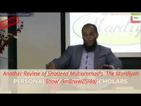 Another Review of Shadeed Muhammad's 'The Mardiyah Show'