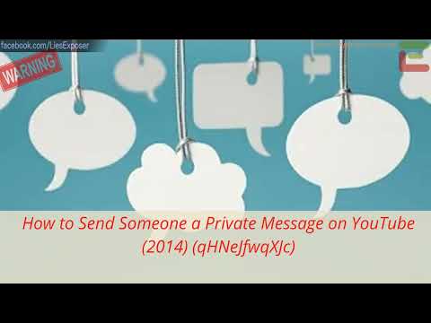 How to Send Someone a Private Message on YouTube (2014)
