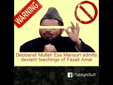 Deobandi Isa Mansuri aur Tablighi Jamat, Fazail e Amal ka shirk failane ki saazish (Roman Urdu)