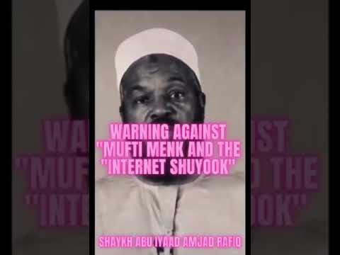 Shaykh Abū Iyaad حفظه الله : Warning against the internet "Shuyook" and YouTubers.