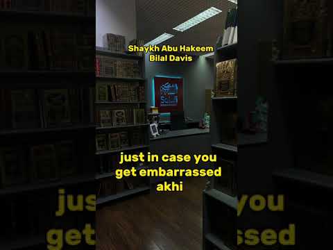 Shaykh Abū Hakīm Bilāl Davis حفظه الله" | Asked a special question!" lol